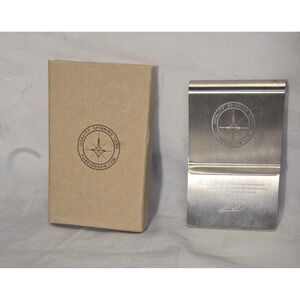 ForeverSpin Inox 304 Wallet aka Giant Money Clip Metal EUC